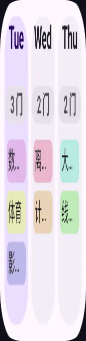 组件 · 周列表